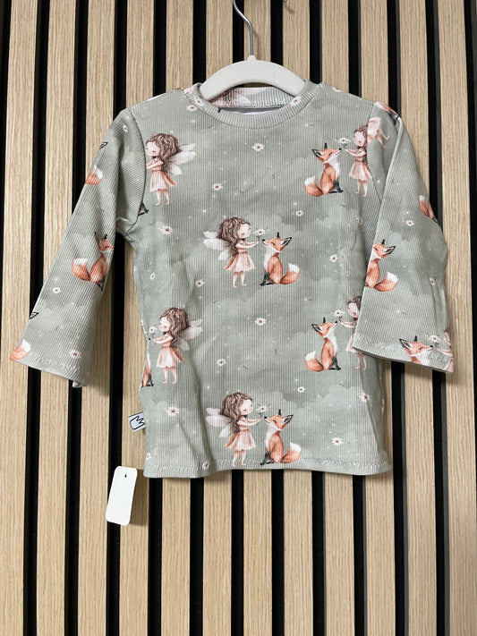 Größe: 74/80 Pulli "Ripp Jersey Fuchs"